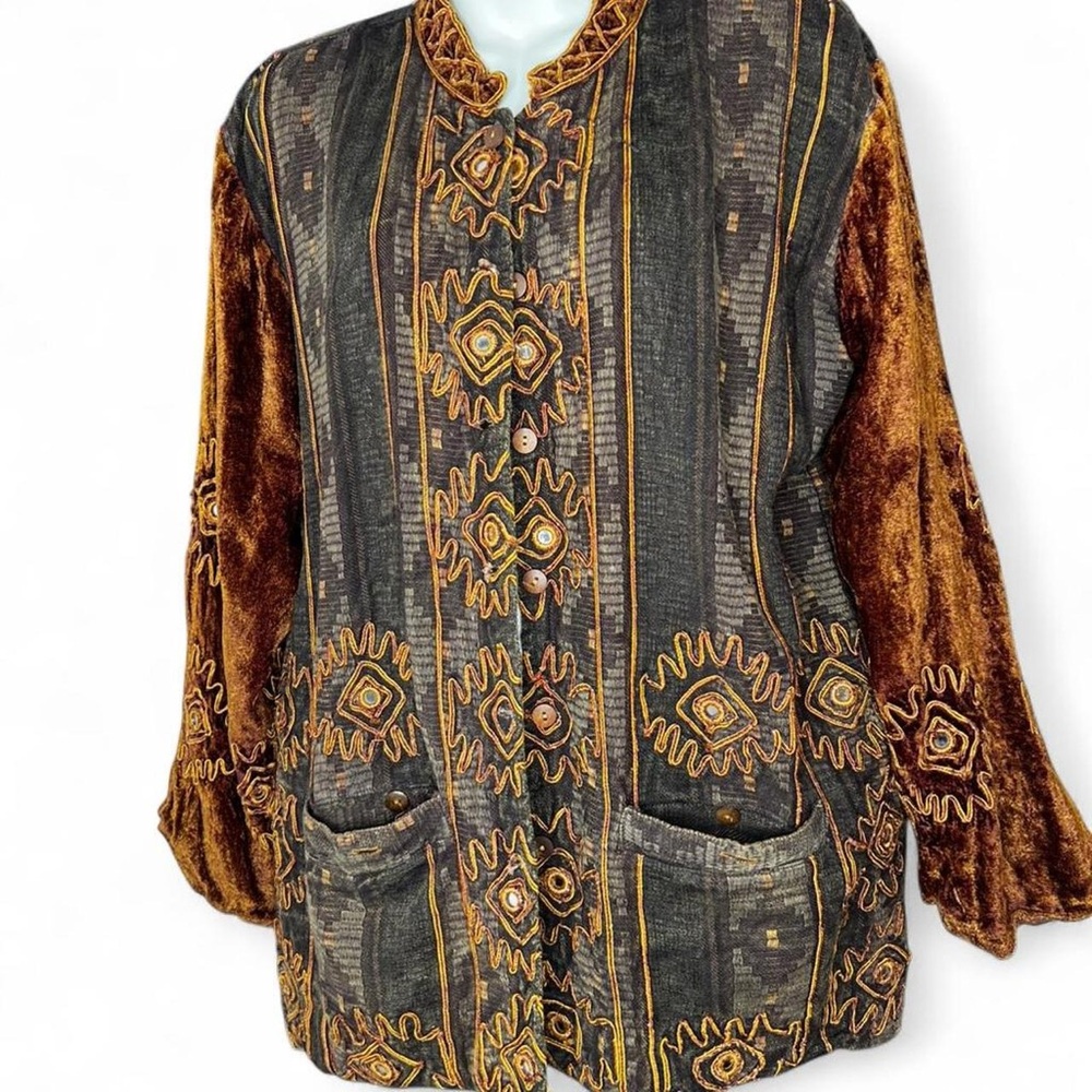 Vintage 90s Tapestry Cardigan